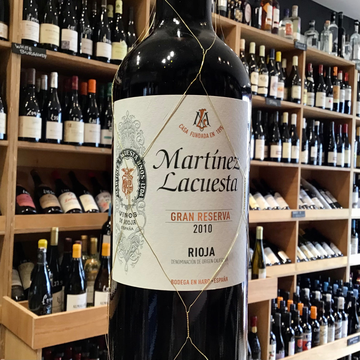 Martinez Lacuesta Rioja Gran Reserva 2010 - Butler&#39;s Wine Cellar Brighton